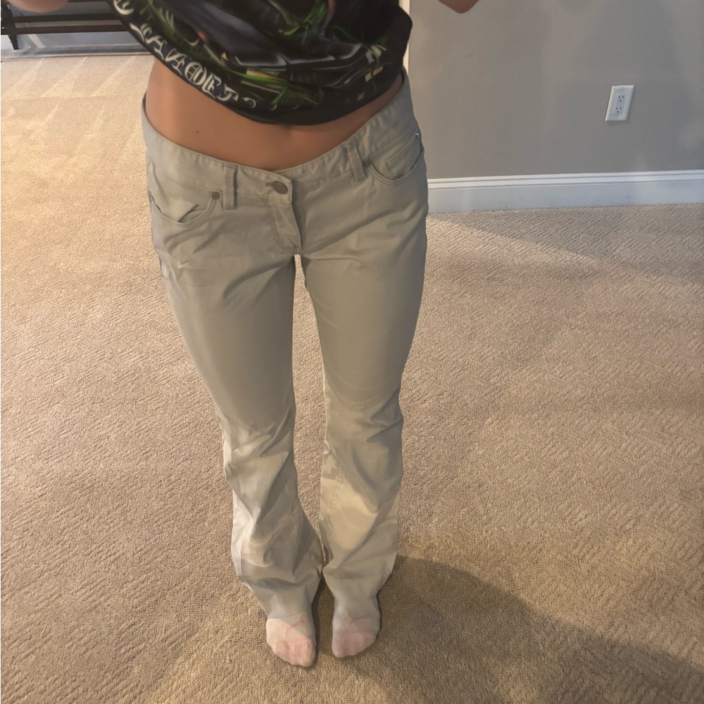 Ann Taylor Light Gray Denim Pants